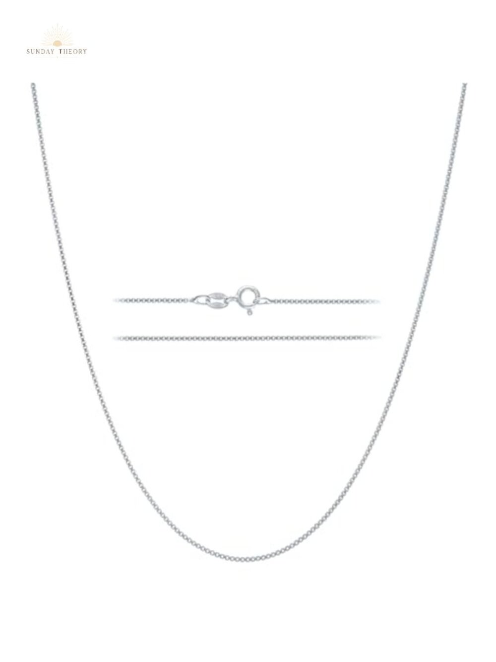 Sterling Silver 925 Box Chain Necklace Women Diamond Cut 14-30 Inch Lobster